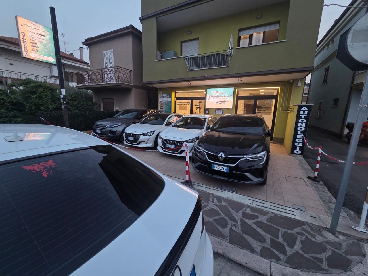Nova-Drive rental point building and fleet